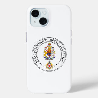 Freemasonry lodge of Canada iPhone 15 Case