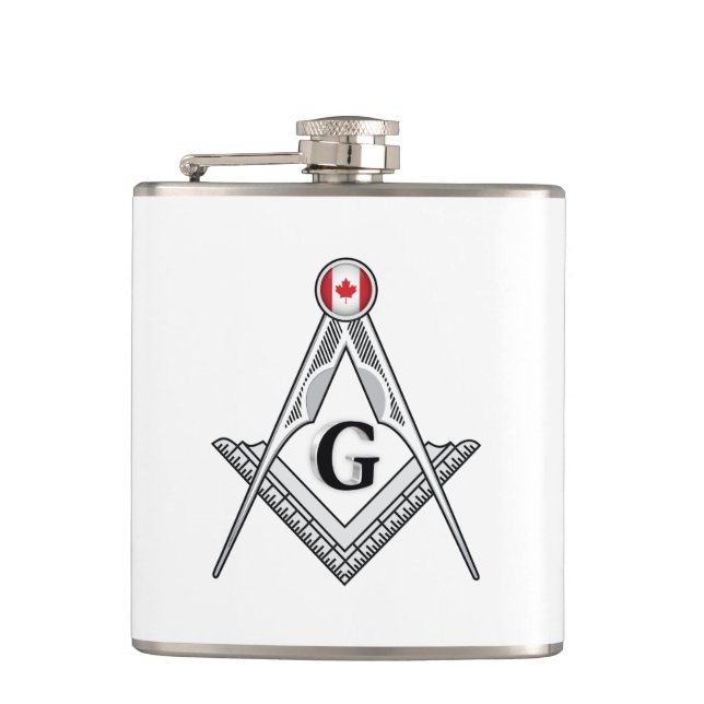 Freemasonry lodge of Canada Flask (Front)