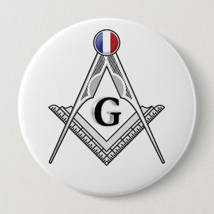 Freemasonry lodge of France Button