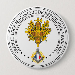 Freemasonry lodge of France Button