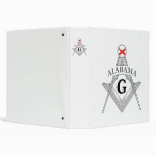Freemasonry lodge of the state of Alabama 3 Ring Binder