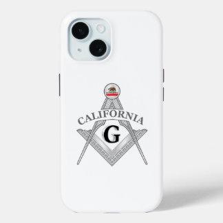 Freemasonry lodge of the state of California iPhone 15 Case