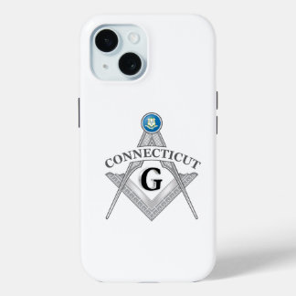 Freemasonry lodge of the state of Connecticut iPhone 15 Case