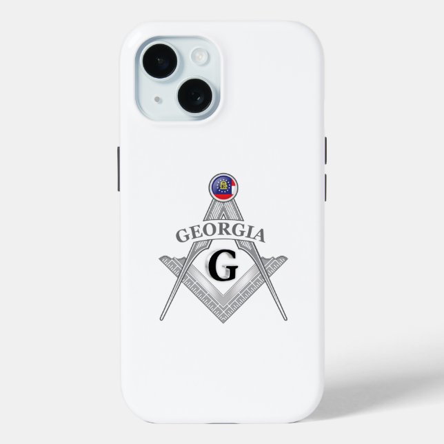 Freemasonry lodge of the state of Georgia Case-Mate iPhone Case (Back)