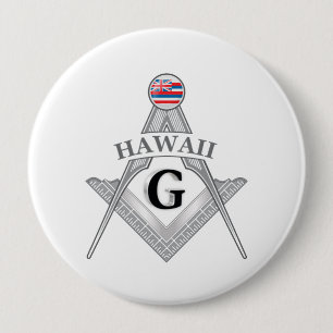 Freemasonry lodge of the state of Hawaii Button