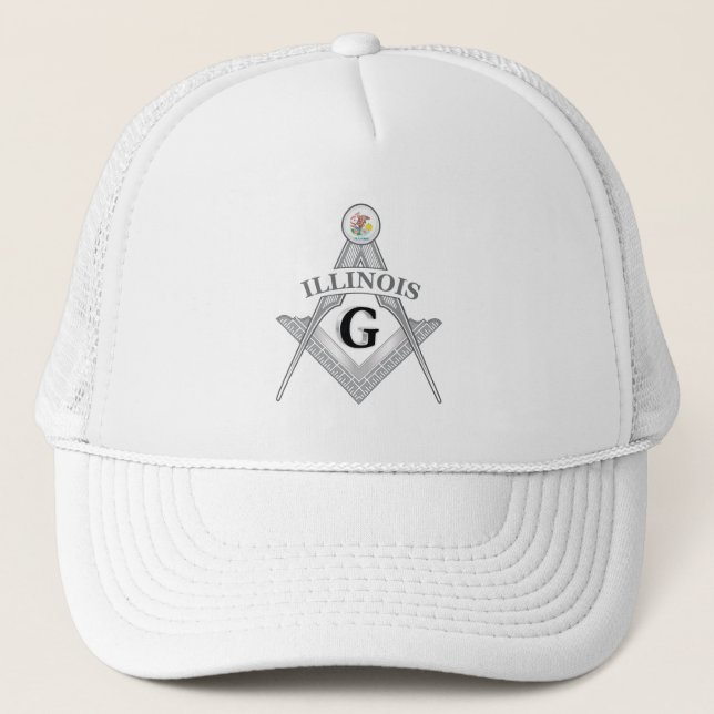 Freemasonry lodge of the state of Illinois Trucker Hat (Front)