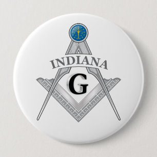 Freemasonry lodge of the state of Indiana Button