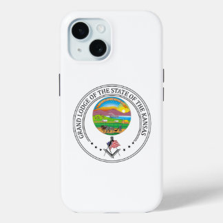 Freemasonry lodge of the state of Kansas iPhone 15 Case