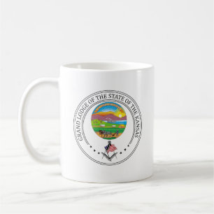 Freemasonry lodge of the state of Kansas Coffee Mug