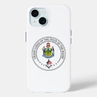 Freemasonry lodge of the state of Maine iPhone 15 Case