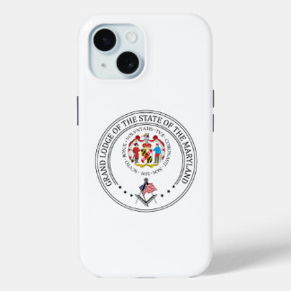 Freemasonry lodge of the state of Mariland iPhone 15 Case