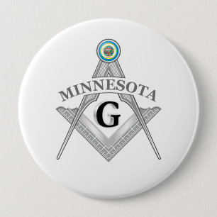 Freemasonry lodge of the state of Minnesota Button