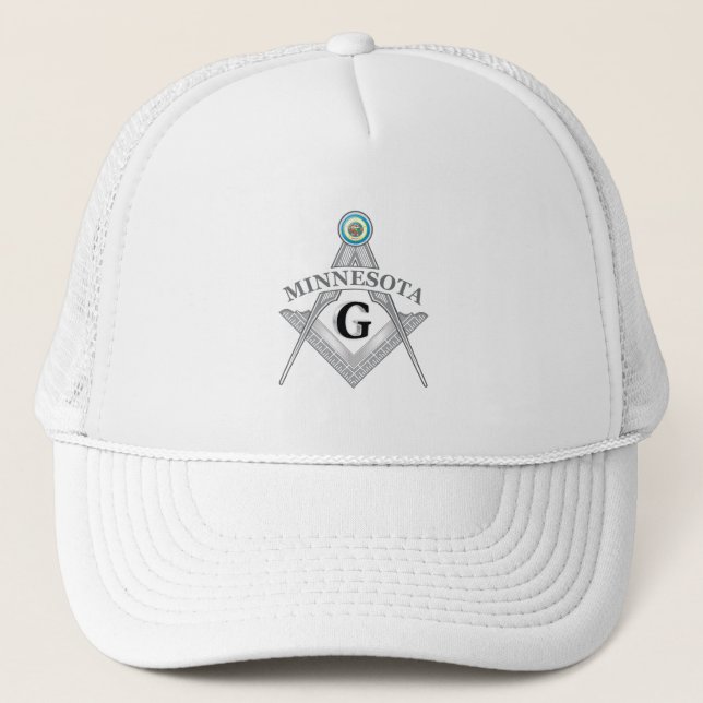 Freemasonry lodge of the state of Minnesota Trucker Hat (Front)