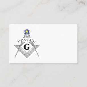Freemasonry lodge of the state of Montana Business Card
