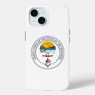 Freemasonry lodge of the state of Montana iPhone 15 Case