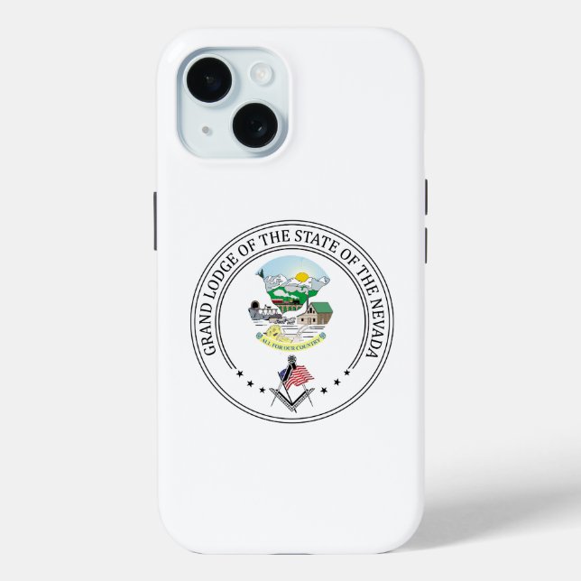 Freemasonry lodge of the state of Nevada Case-Mate iPhone Case (Back)