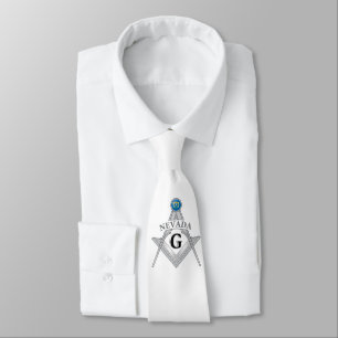 Freemasonry lodge of the state of Nevada Neck Tie