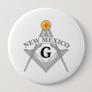 Freemasonry lodge of the state of New Mexico Button
