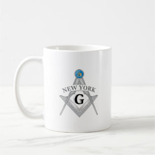 Freemasonry lodge of the state of New York Coffee Mug