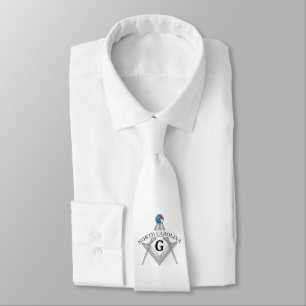 Freemasonry lodge of the state of North Carolina Neck Tie