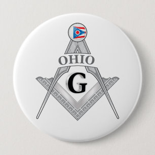 Freemasonry lodge of the state of Ohio Button
