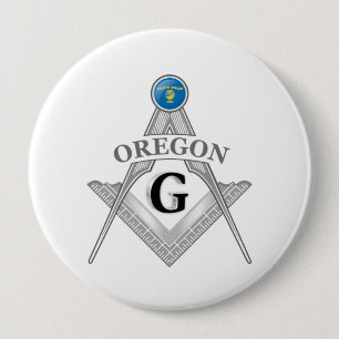 Freemasonry lodge of the state of Oregon Button