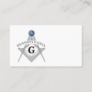 Freemasonry lodge of the state of Pennsylvania Business Card