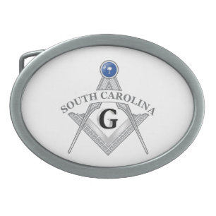 Freemasonry lodge of the state of South Carolina  Belt Buckle