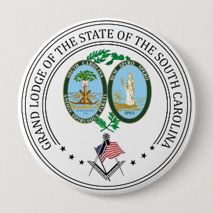 Freemasonry lodge of the state of South Carolina Button