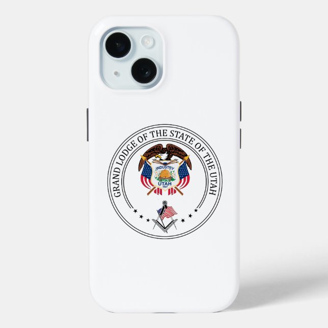 Freemasonry lodge of the state of Utah Case-Mate iPhone Case (Back)