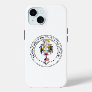 Freemasonry lodge of the state of Wyoming iPhone 15 Case