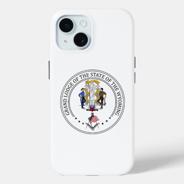 Freemasonry lodge of the state of Wyoming Case-Mate iPhone Case (Back)