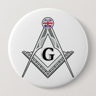 Freemasonry lodge of United Kingdom Button