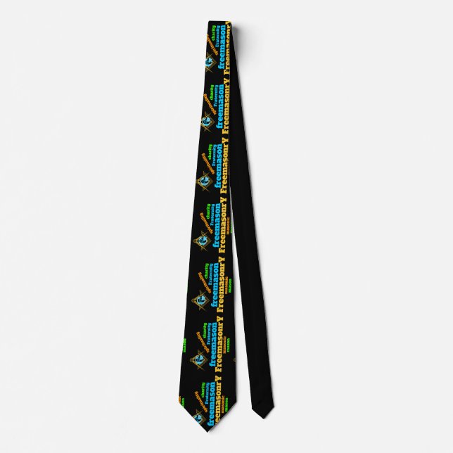 Freemasonry Neck Tie (Front)
