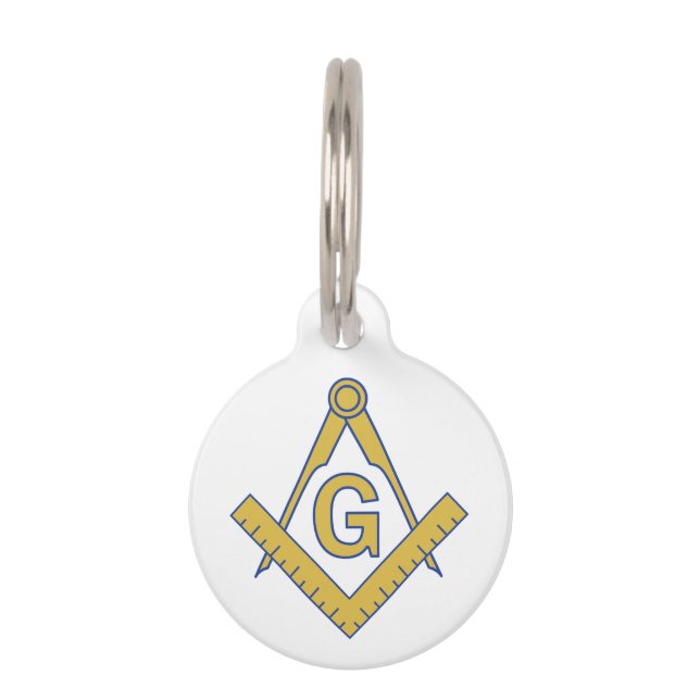 Freemasonry Pet ID Tag (Front)