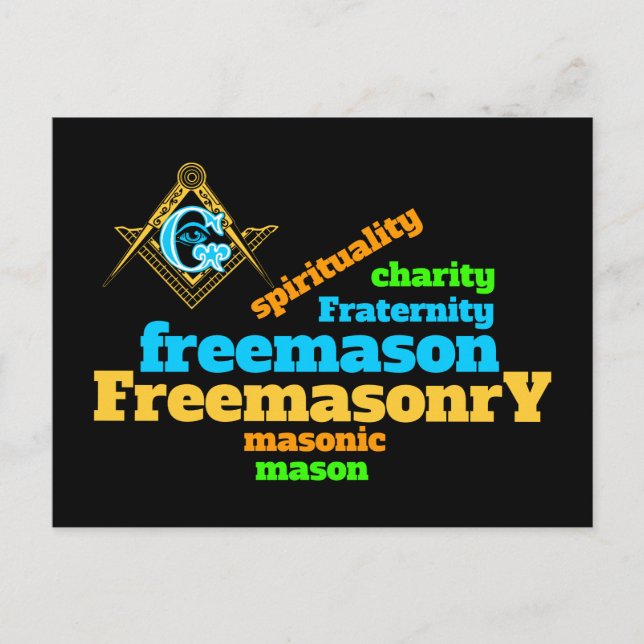 Freemasonry Postcard (Front)