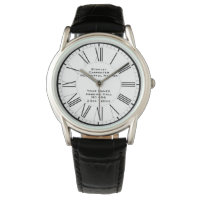 Freemasonry Right Worshipful Master Watch