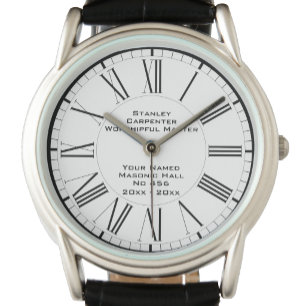 Freemasonry Right Worshipful Master Watch