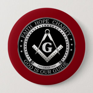 Freemasonry seal button