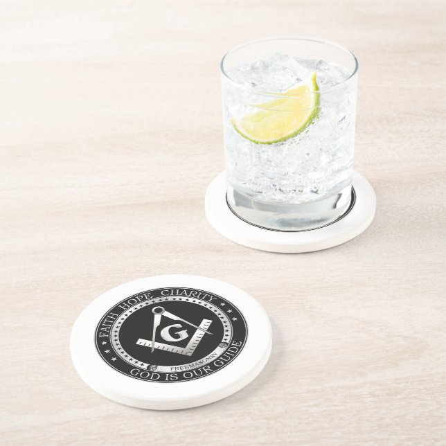 Freemasonry seal coaster (Side)