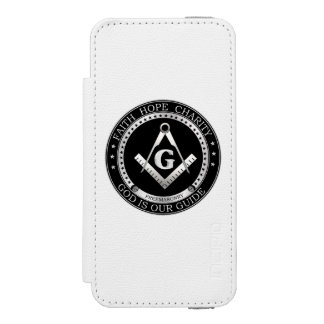 Freemasonry seal wallet case for iPhone SE/5/5s