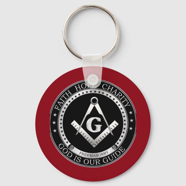 Freemasonry seal keychain (Front)