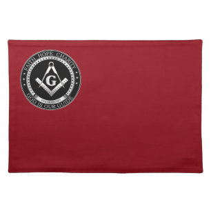 Freemasonry seal placemat