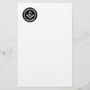 Freemasonry seal stationery