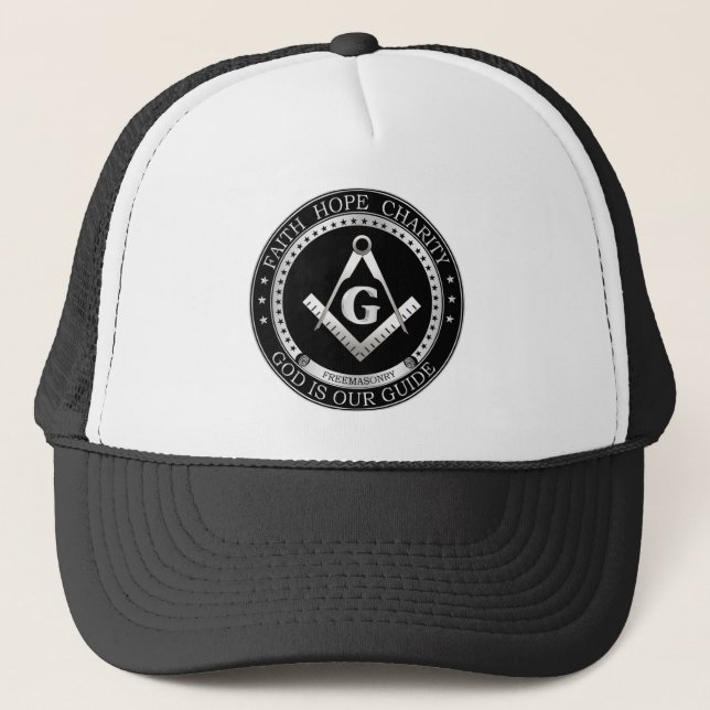 Freemasonry seal trucker hat (Front)