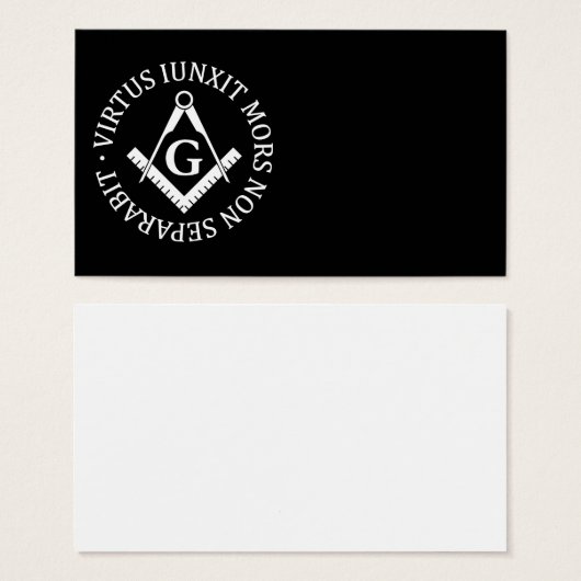 Freemasonry sign (Front & Back)