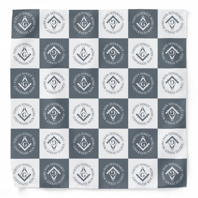Freemasonry sign bandana (Front)