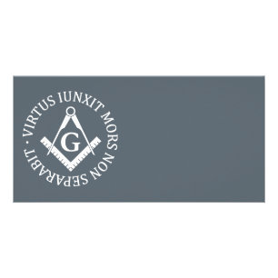 Freemasonry sign card