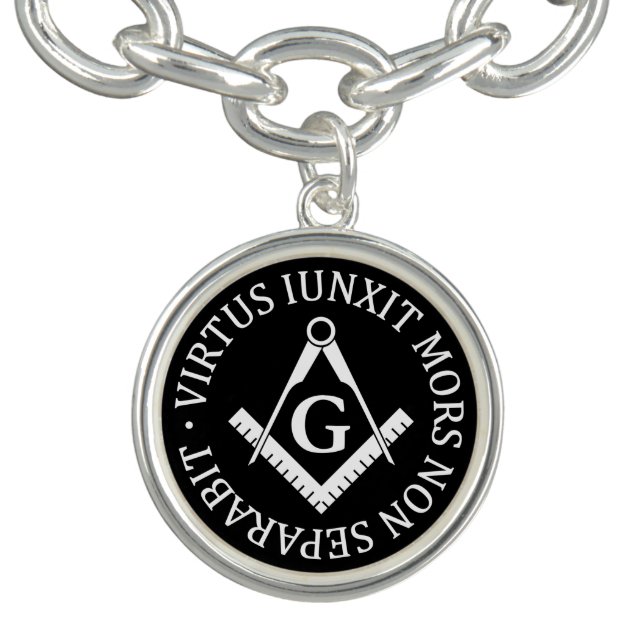 Freemasonry sign charm bracelet (Design)