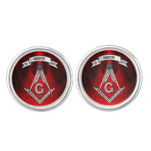 Freemasonry sign cufflinks